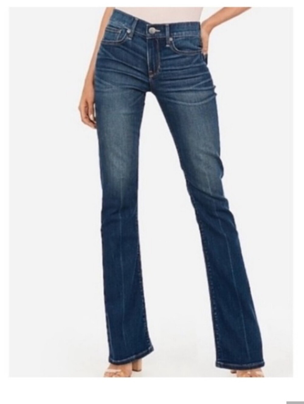 Express Barely Boot Zelda Low Rise Jeans Size 2 Long 2L